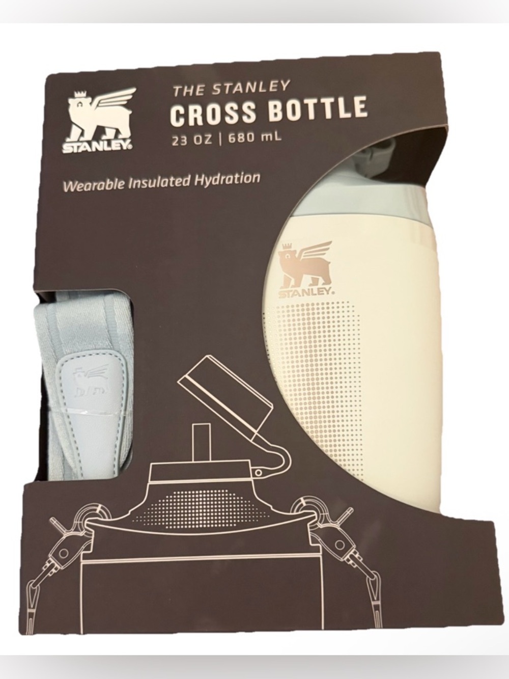 The Stanley Cross Insulated Bottle 23 oz NWT